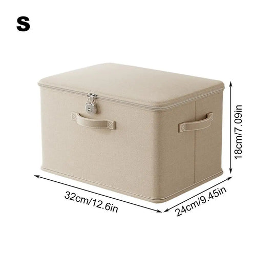 Large Stackable Storage Box with Lock