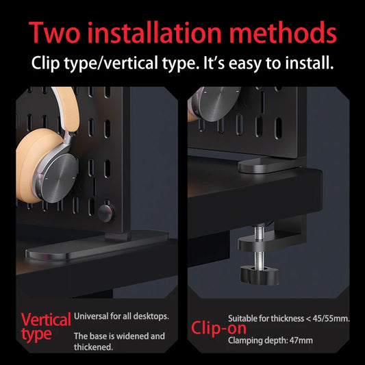 Desktop Pegboard Storage Organizer Kit