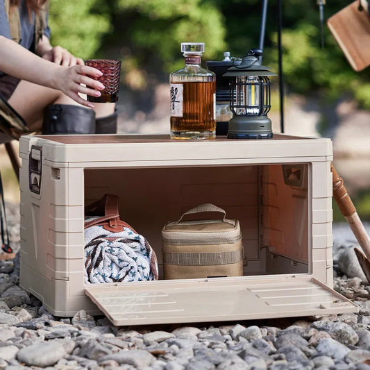 Foldable Outdoor Camping Storage Box with Lid