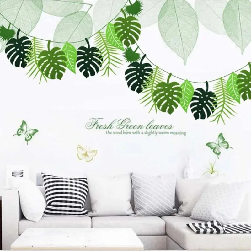 Tropical Turtle Leaf Banner Luau Party Garland