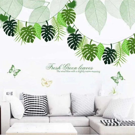 Tropical Turtle Leaf Banner Luau Party Garland