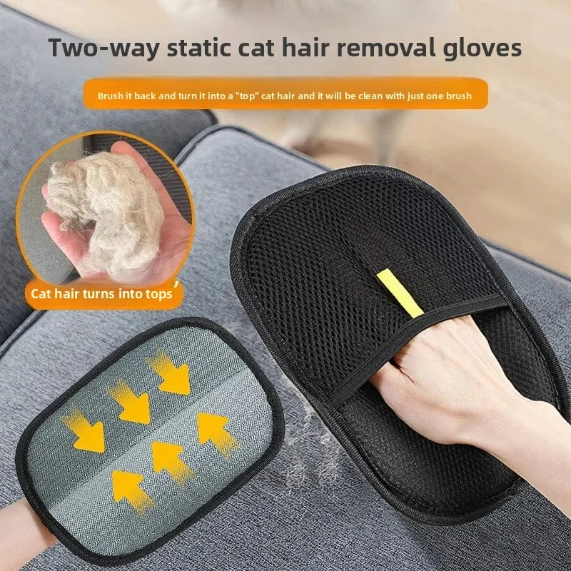Pet Hair Removal Grooming Glove