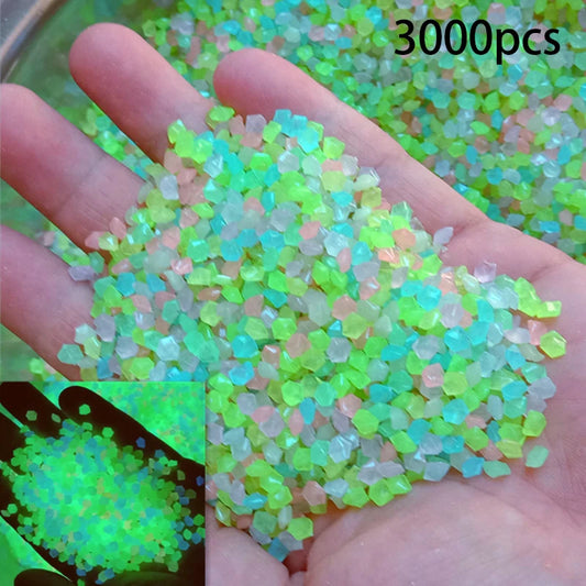 3000PCS Glow in the Dark Decorative Sand