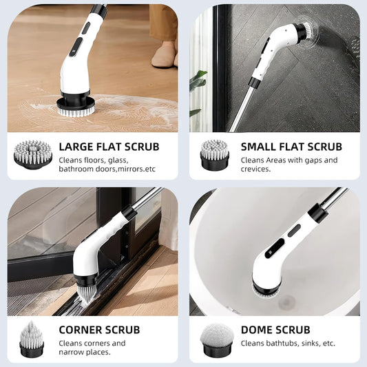 9-in-1 Cordless Electric Rotating Cleaning Brush