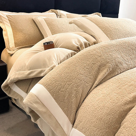Luxury Milk Velvet Duvet Cover Set
