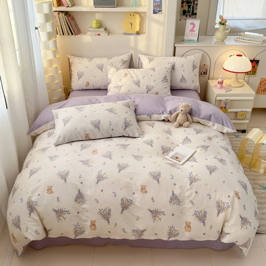 100% Cotton Cartoon Duvet Cover Set