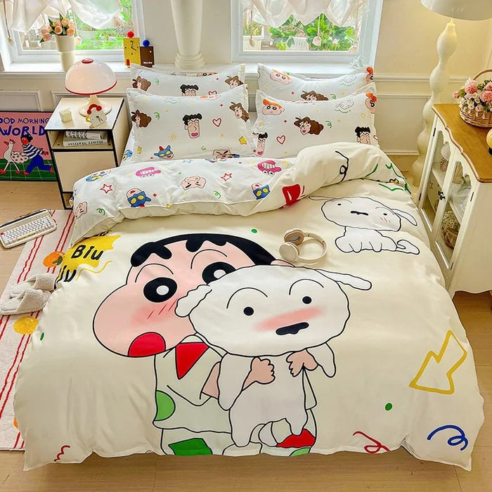 Cartoon Anime Duvet Cover Set