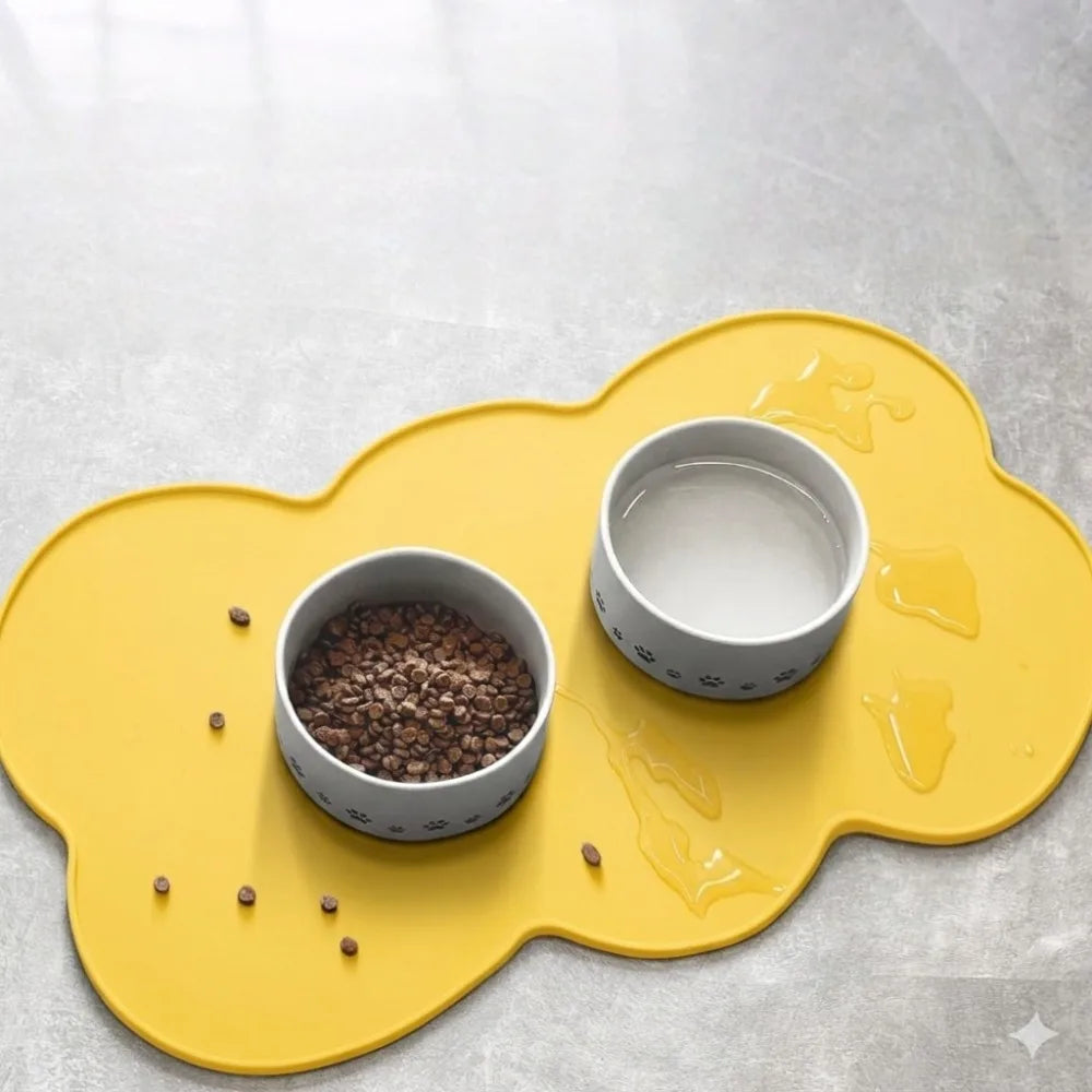 Waterproof Silicone Pet Feeding Mat for Cats & Dogs