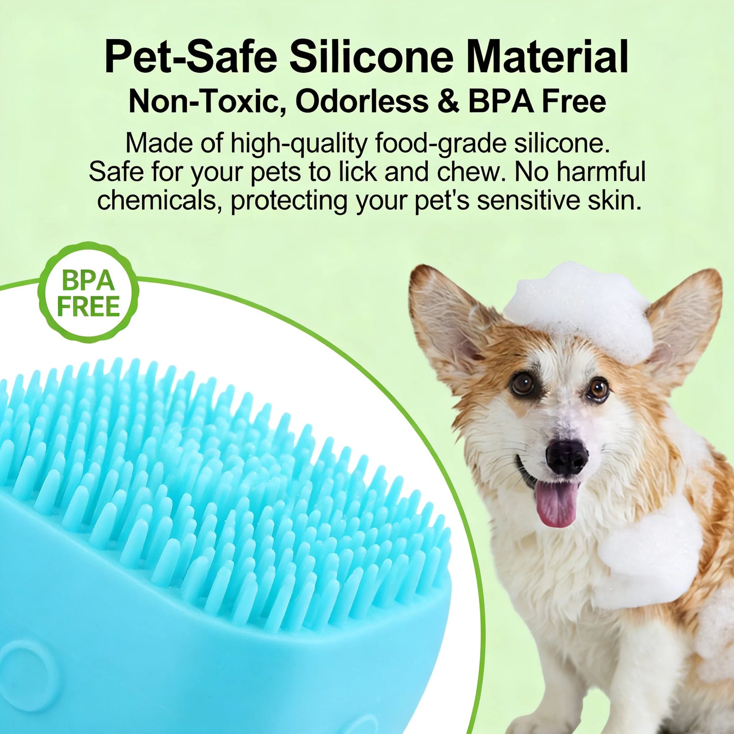 2-in-1 Pet Bath Massage Brush