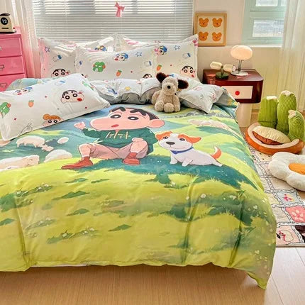 Cartoon Anime Duvet Cover Set