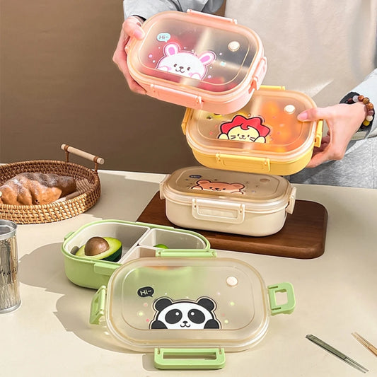 Compartment Lunch Box – Portable Microwave-Safe Food Container