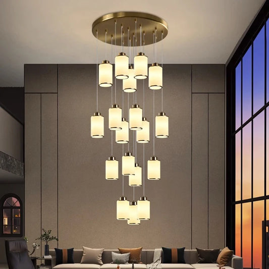 Luxury Staircase & Dining Room Ceiling Light