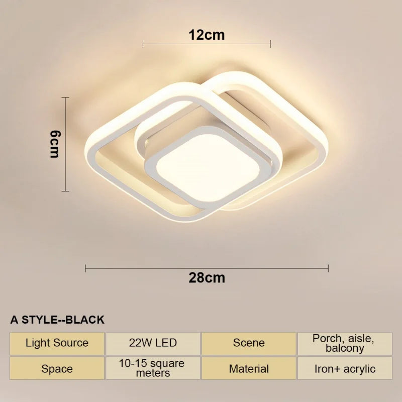 Surface Mount Light for Living Room & Hallway