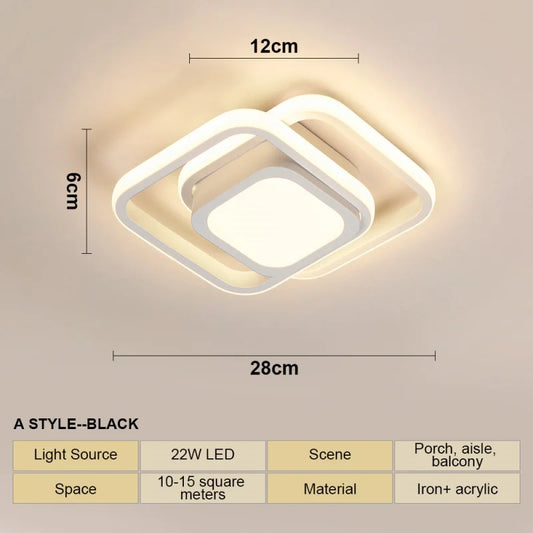 Surface Mount Light for Living Room & Hallway
