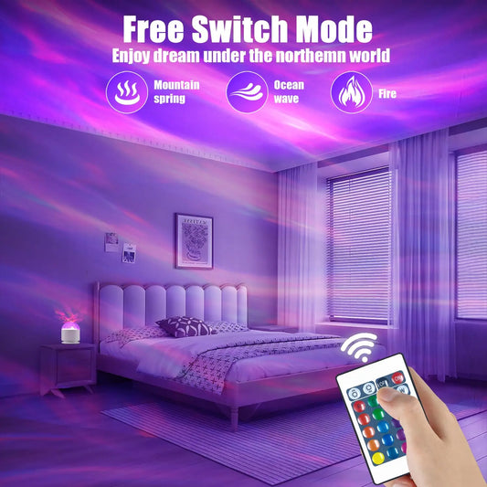 Galaxy Aurora Projector Night Light