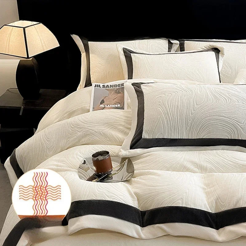 Luxury Milk Velvet Duvet Cover Set