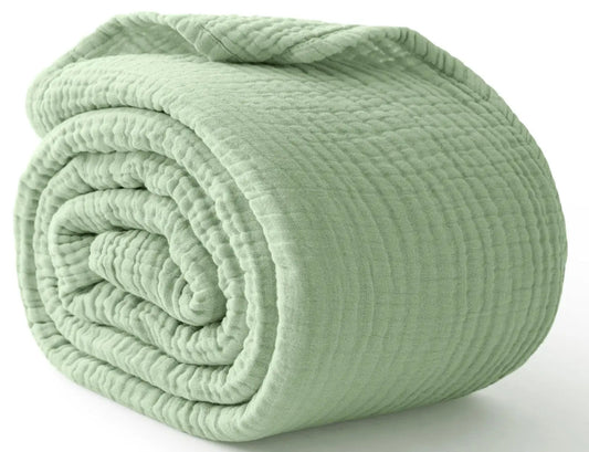 Lightweight All-Season Throw Blanket