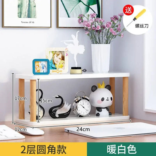 Multi-Layer Book & Office Storage Organizer