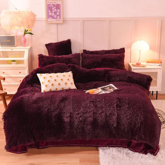 Luxury Plush Duvet Cover Set