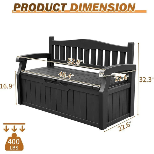 Lockable Outdoor Storage Bench