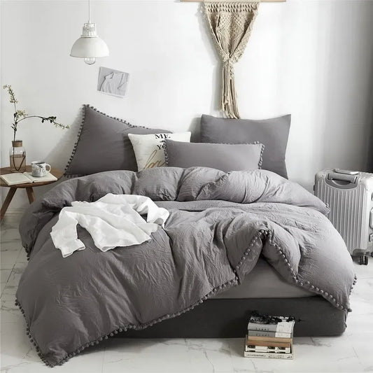 Soft Washed Duvet Cover Set