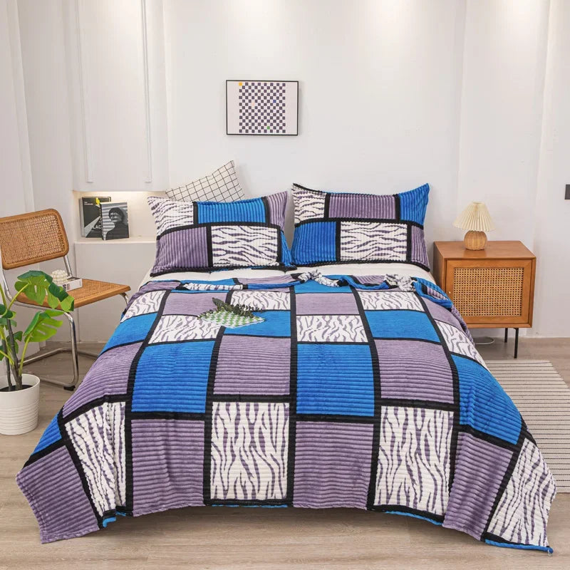Soft Lightweight Throw for Home & Travel