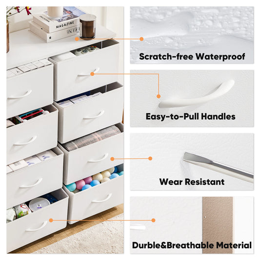 8-Drawer Children's Fabric Dresser & Storage Cabinet