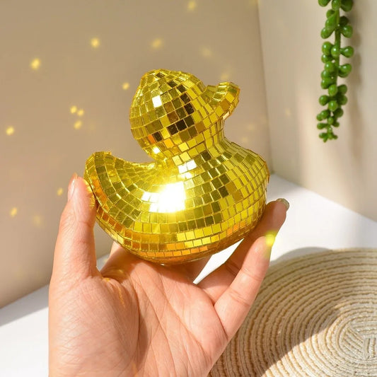 Disco Mirror Duck Decorative Ornament