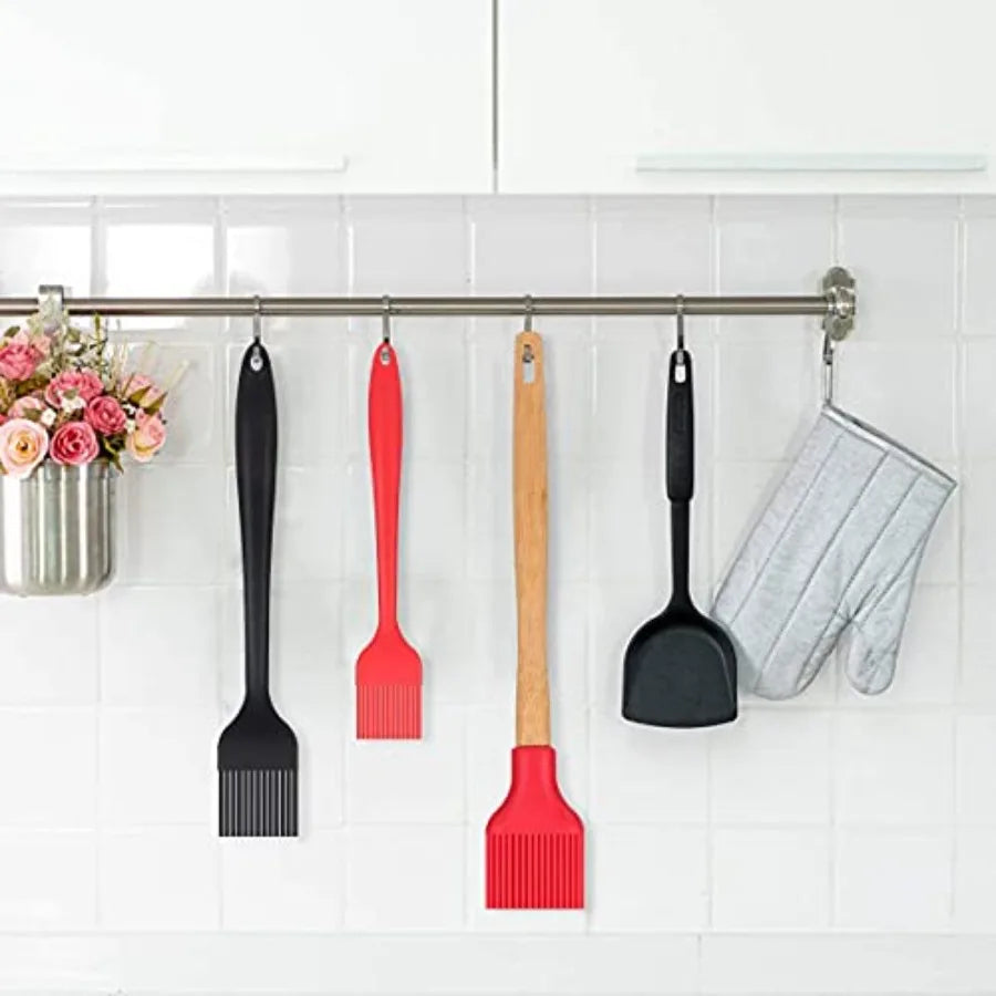 2-Piece Silicone Pastry & Basting Brush Set
