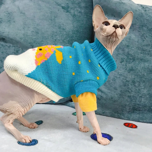 Cute Cat Winter Sweater