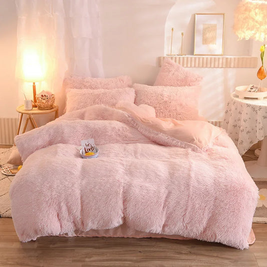 Luxury Plush Duvet Cover Set