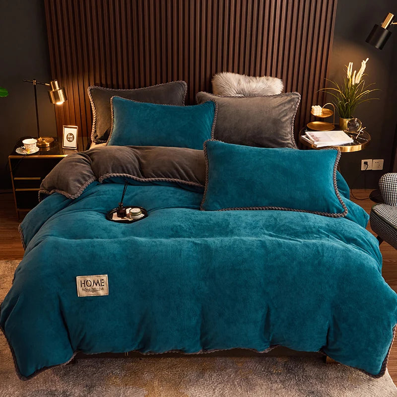 Plush Velvet Duvet Cover