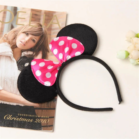 Minnie Mouse Ears Sequin Headband