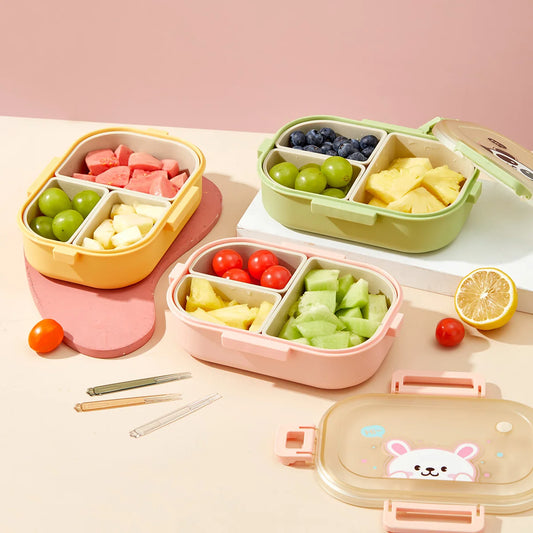Compartment Lunch Box – Portable Microwave-Safe Food Container