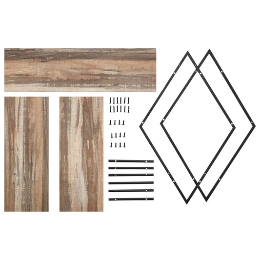 Midland 3 Piece Diamond Tiered Shelf