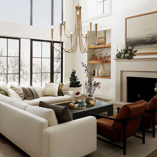 Otho 9 - Light Oversize 41In Candle Style Classic Chandelier UL Certified