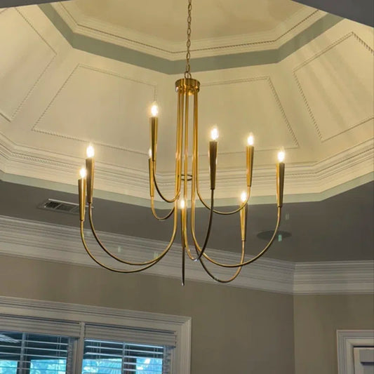 Otho 9 - Light Oversize 41In Candle Style Classic Chandelier UL Certified