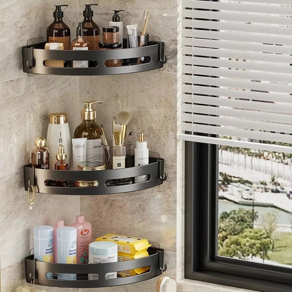 Bathroom Shower  Shelf (Black)
