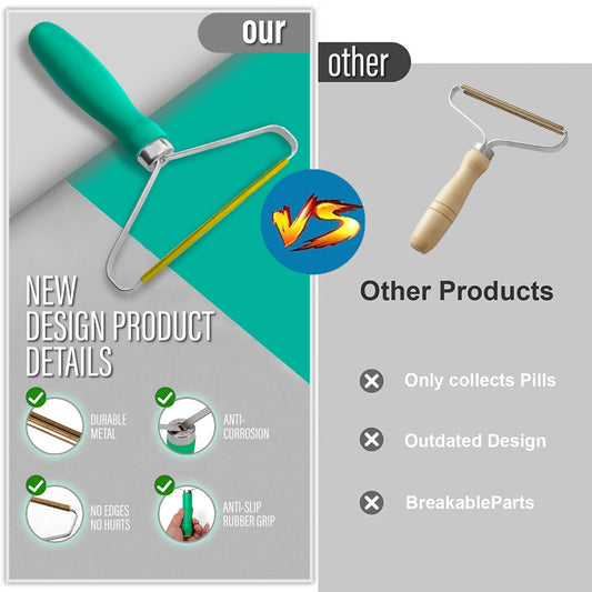 Reusable Pet Hair Remover for Carpet & Furniture Lint Remover Cat Hair Remover