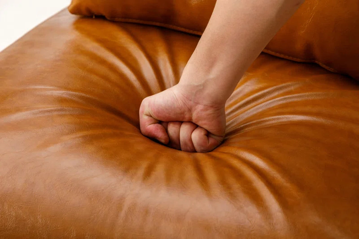 Azmi 26" Wide Transitional Traditional Faux Leather Accent Chair with Lumbar Pillow