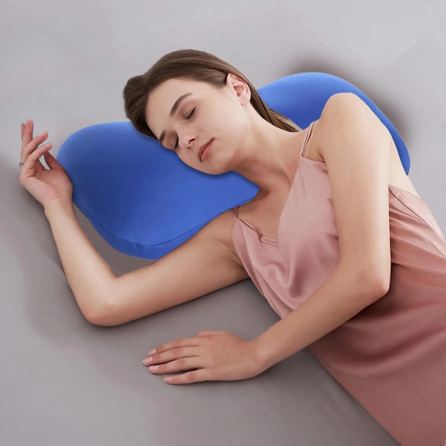 Bead Cervical Travel Pillow – Portable Neck Support for Car, Plane & Camping