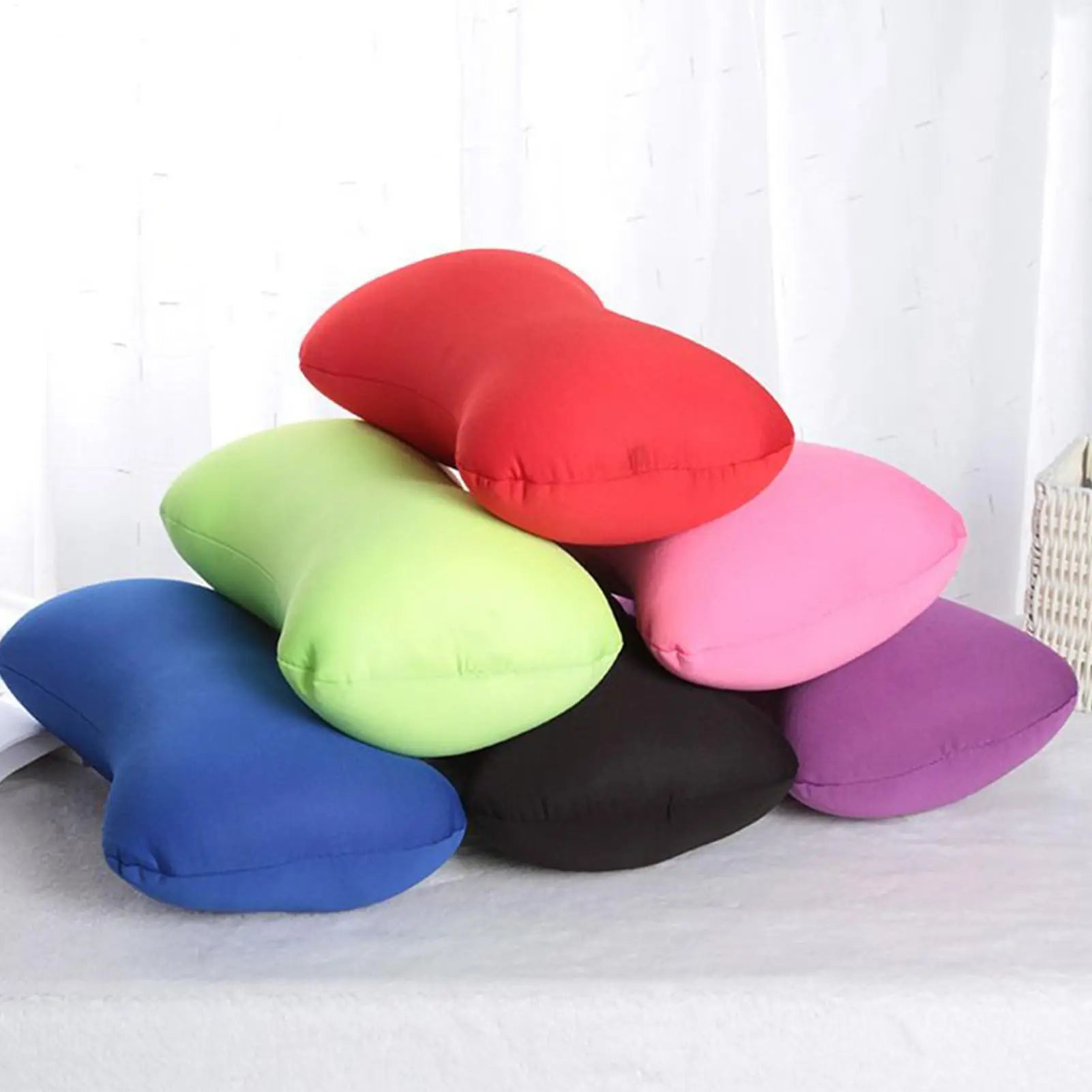 Bead Cervical Travel Pillow – Portable Neck Support for Car, Plane & Camping