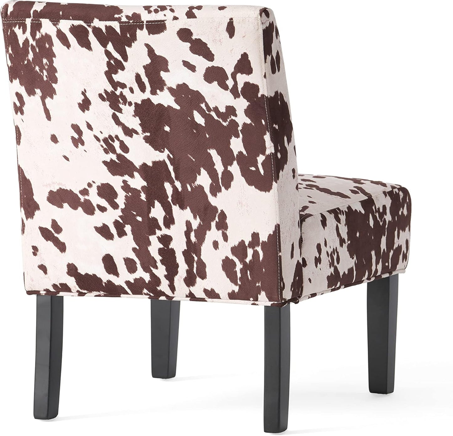 Kassi Fabric Dining Chair, Milk Cow 29.5D X 22.75W X 32.5H In