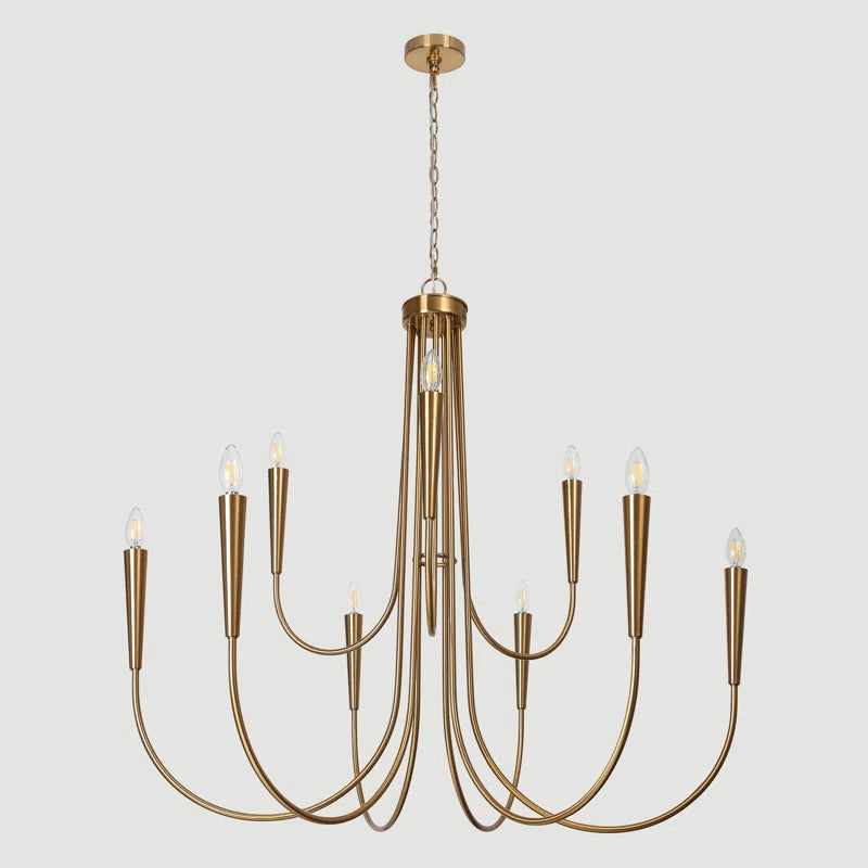 Otho 9 - Light Oversize 41In Candle Style Classic Chandelier UL Certified
