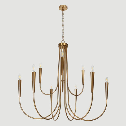 Otho 9 - Light Oversize 41In Candle Style Classic Chandelier UL Certified