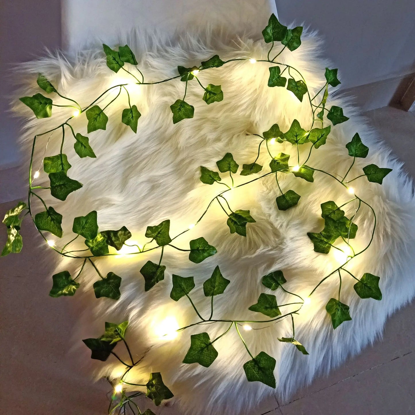 Solar Maple Leaf Fairy Lights (7M/50LED)
