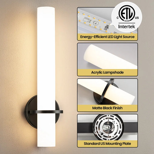 Boscobel LED Wallchiere Dimmable Wall Sconce