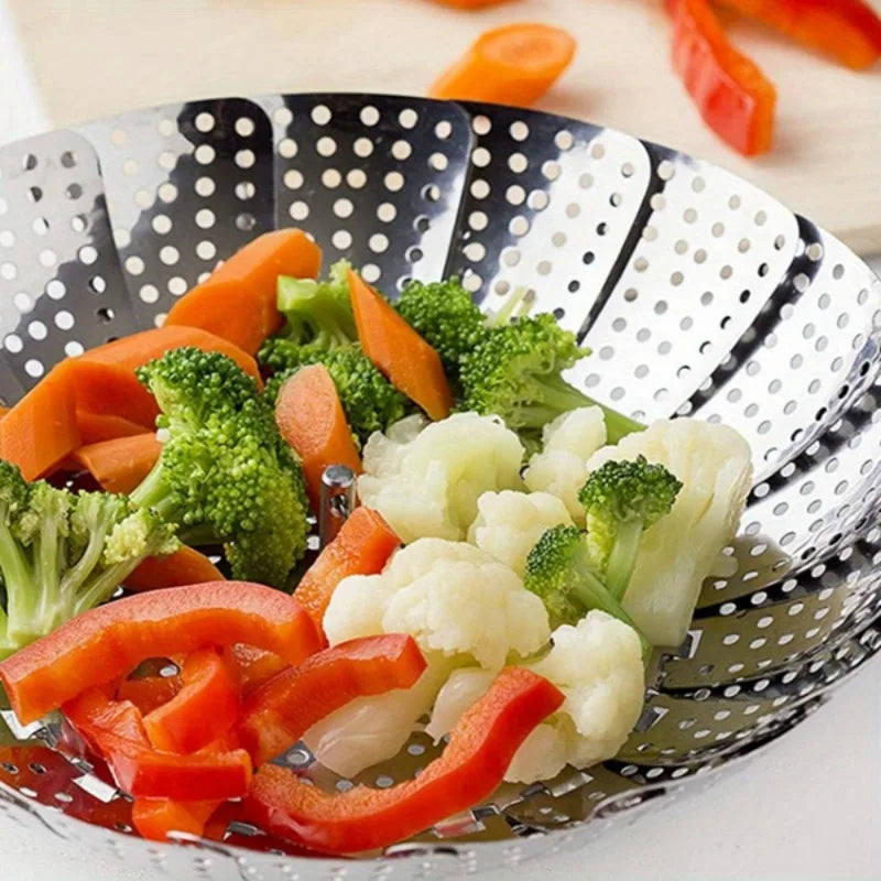 Stainless Steel Expandable Steamer Basket