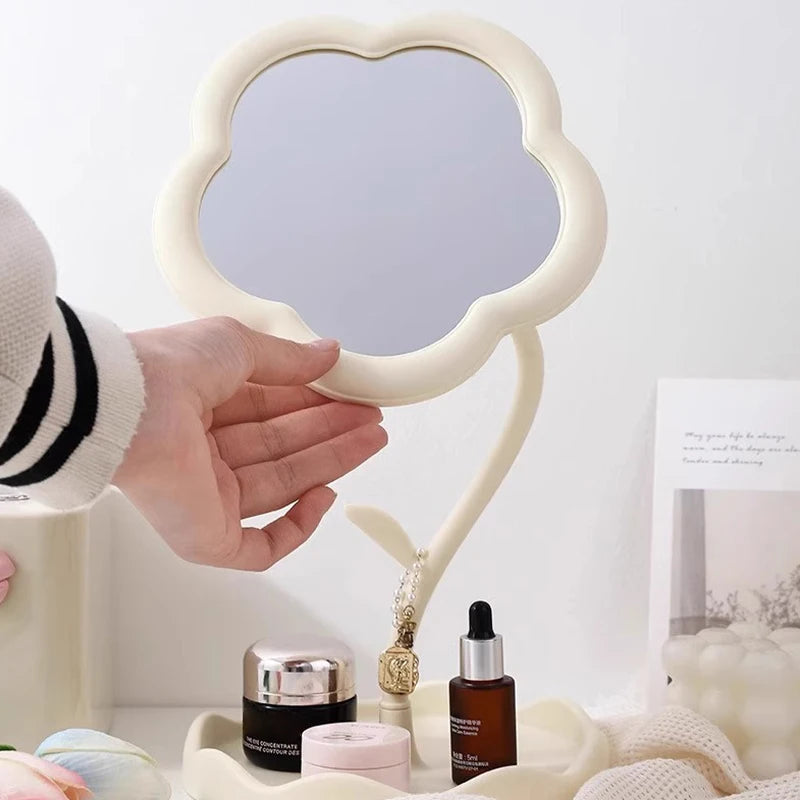 Floral Desktop Dressing Mirror