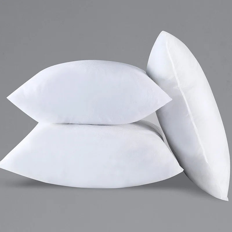 30X30 cm White Throw Pillow